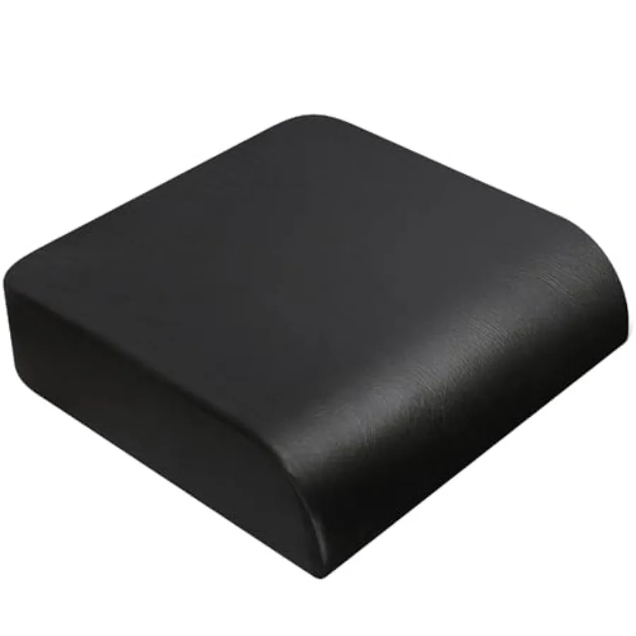 

Large Seat Cushion 4 Inch Thick Memory Foam PU Leather Cushion for Sciatica Hip Low Back Pain Relief Supportive Butt Pillow for