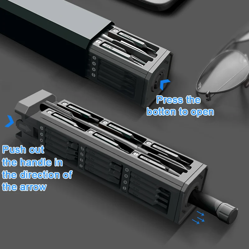 Set di cacciaviti multifunzione S2 Philips inserti per cacciaviti di precisione con intaglio Notebook Mobile elettronica manutenzione utensili