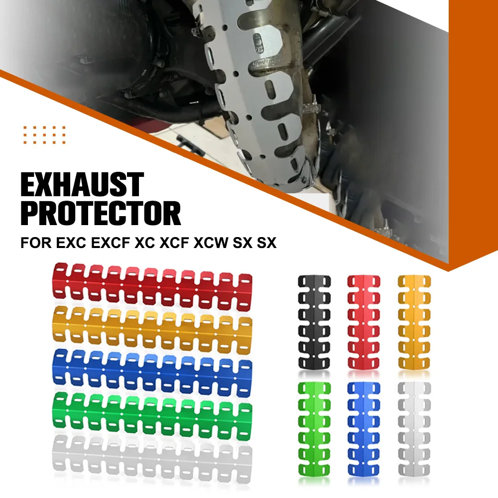 

Для EXC EXCF XC XCF XCW SX SX мотоциклетный теплозащитный экран выхлопной системы, защита глушителя, аксессуары Cove Enduro Supermoto, алюминиевый сплав