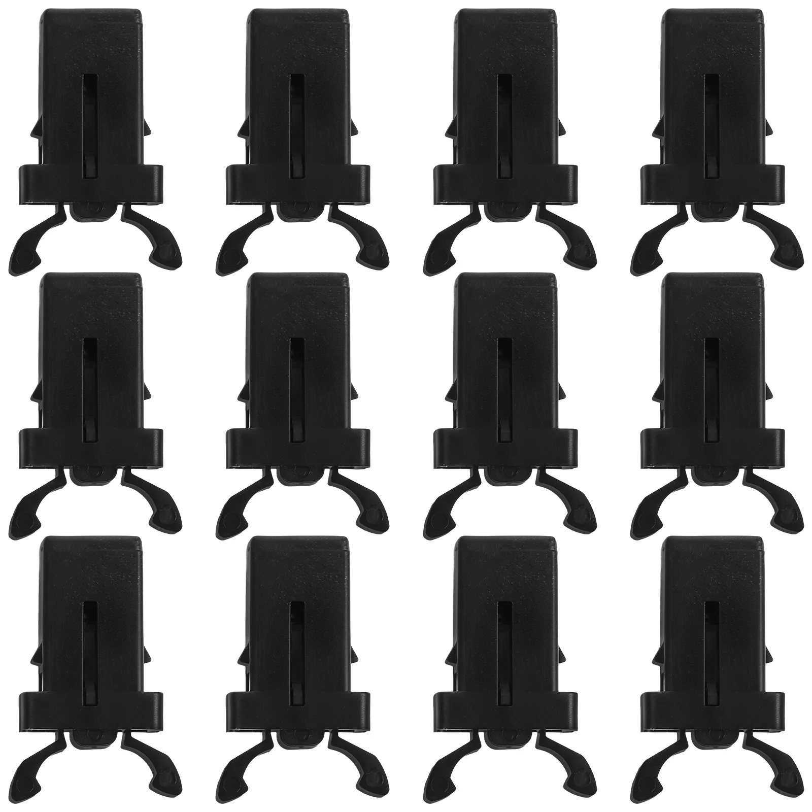 

20pcs Self-locking Spring Buckle White Trash Can Accessories Automatic Locking Mechanism Prevents Animals Easy Installation Long