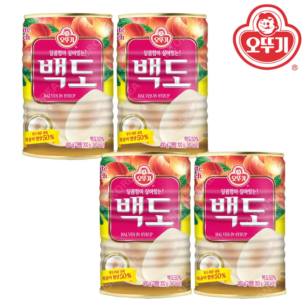 Ottogi half 400g 4 canned peach fruit