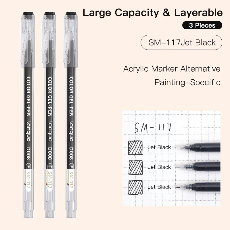 LANGUO 45/9 Kleuren Morandi Kleurrijke Gel Pen Student Schrijven Marker DIY Graffiti Schilderij Tekening Handboek Pennen School Nieuwe kleuren
