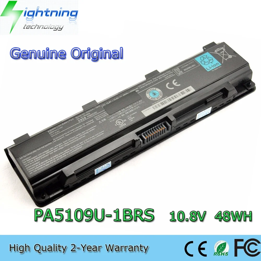 

New Genuine Original PA5109U-1BRS 10.8V 48Wh Laptop Battery for Toshiba Satellite C50 C55 L70 S70