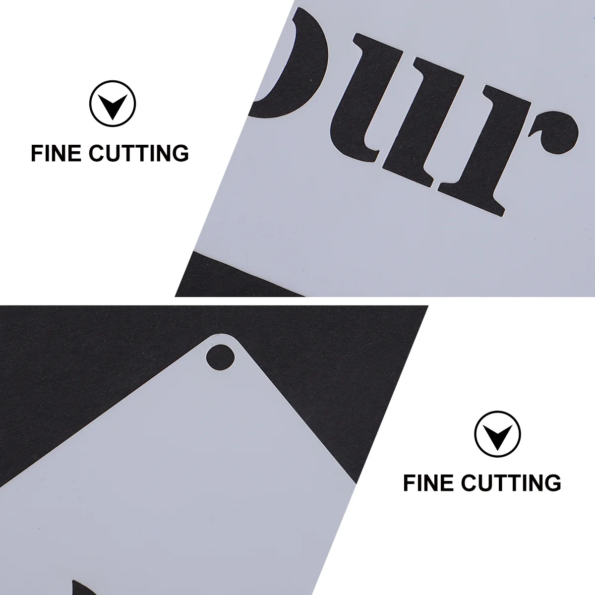 

10Pcs Stencils for Painting Reusable Letter Stencils Smooth Edge DIY Home Template Set for Kids Art Craft Activities