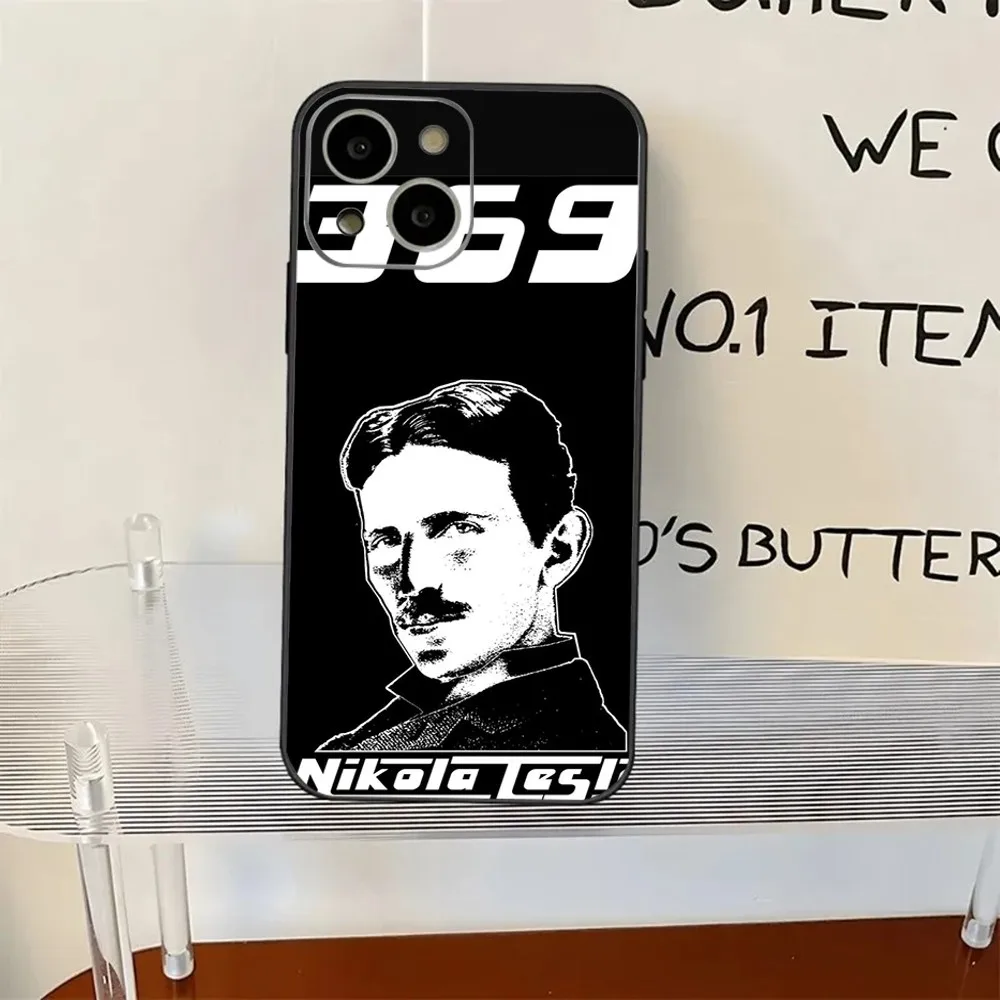 Inventor N-Nikola T-Tesla Phone Case For iPhone 11,12,13,14,15,XS,XR,X,Mini,Pro,Max,Plus Shell