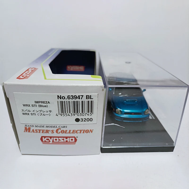 Kyosho 1:43 Scale Impreza WRX STi Alloy Sports Car Model Static Collection Decorated Holiday Gifts Toys