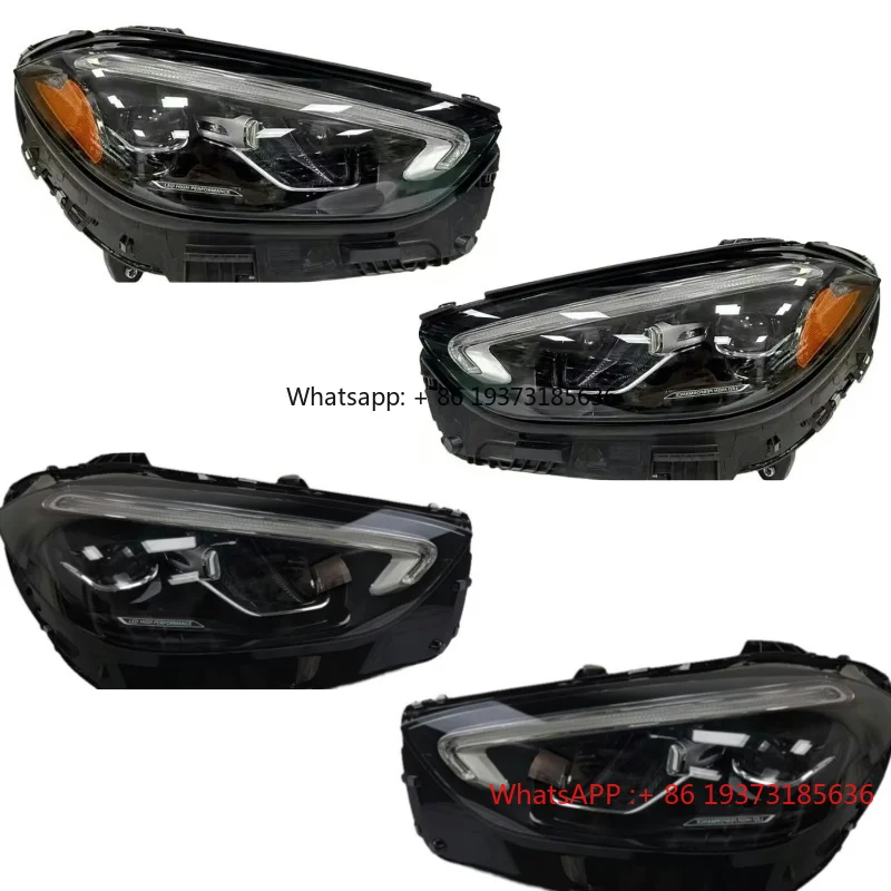 

For Mercedes Benz C-CLASS W206 Headlight C200 C220 C250d C300 C350 2021 2022 2023 2024 Grade C C400 E C63 LED Headlamp Assembly
