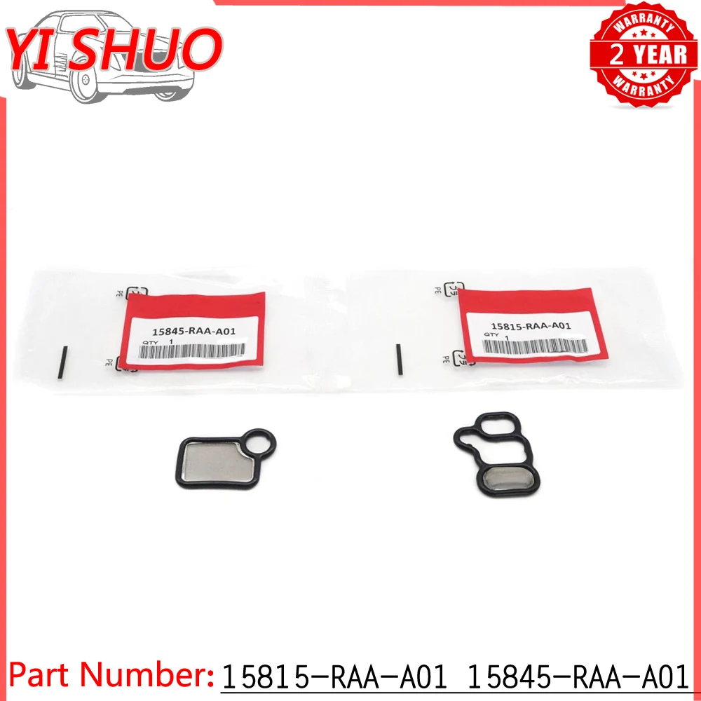 Car VTEC Solenoid Gasket And VTC Filter 15815-RAA-A01 15845-RAA-A01 For Honda Accord Acura RDX RSX TSX Civic CR-V Element