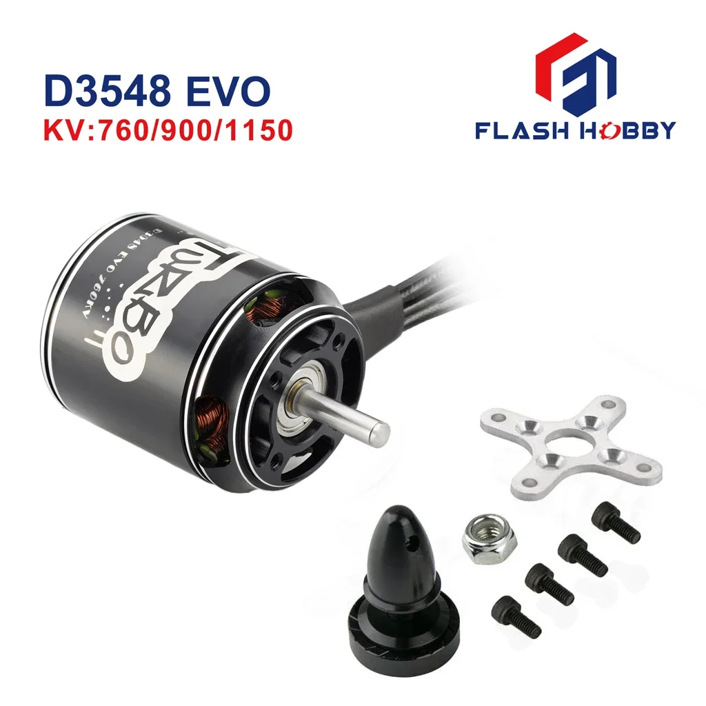 D3548EVO 3548 2826 760KV 900KV 1150KV   RC Outrunner Brushless Motor for UAV Aircraft Multicopters RC Plane Helicopter