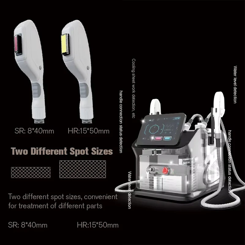 3 in 1 IPL SHR Elight Hair Removal Machine DermaLux Photorejuvenation SR HR Mode Skin Rejuvenation Collagen Regeneration Device