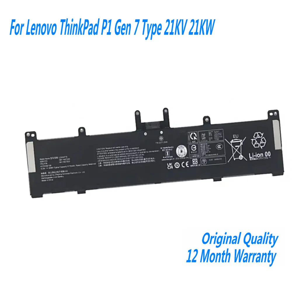 

15.6V 90Wh L23D4P70 L23C4P70 5B11M37553 SB11M37548 5B11M37552 For Lenovo ThinkPad P1 Gen 7 Type 21KV 21KW Laptop Battery