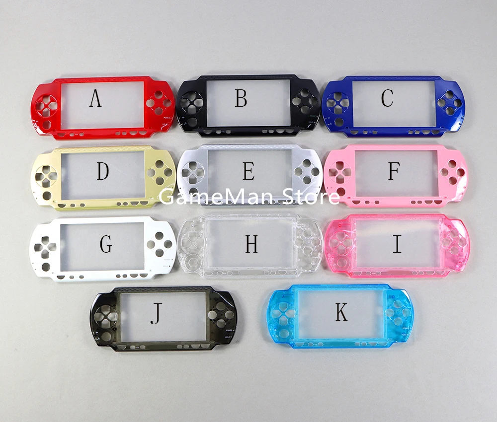 Carcasa de la placa frontal para PSP 1000 PSP1000 Series, carcasa de la placa frontal