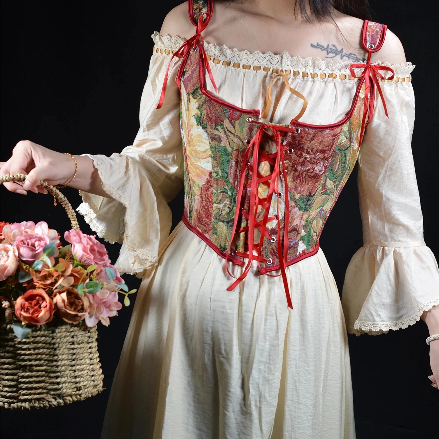 

Retro Corsets Bustier Tops