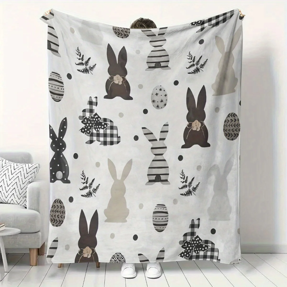 Tutu Design 3D Digital Flannel Blanket, Throw Blanket, Car Nap Blanket, Air Conditioning Blanket, Office Sofa Blanket. Suitable