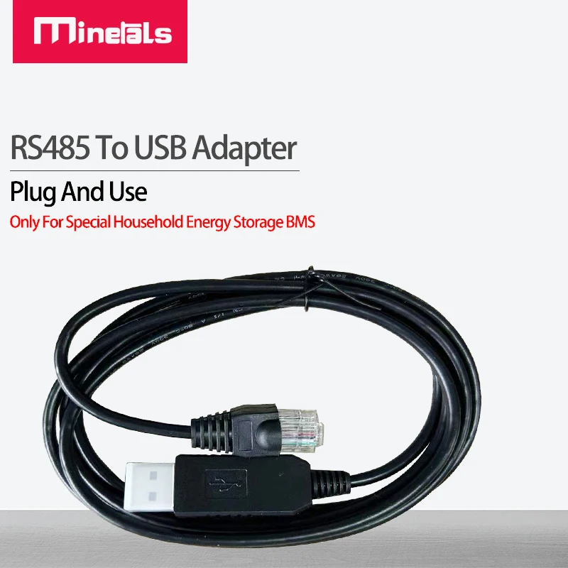 RS485 to USB Adapter For Special Household Energy Storage BMS RJ45 For Jikong Inverter BMS JK Adapter JBD BMS Adapter
