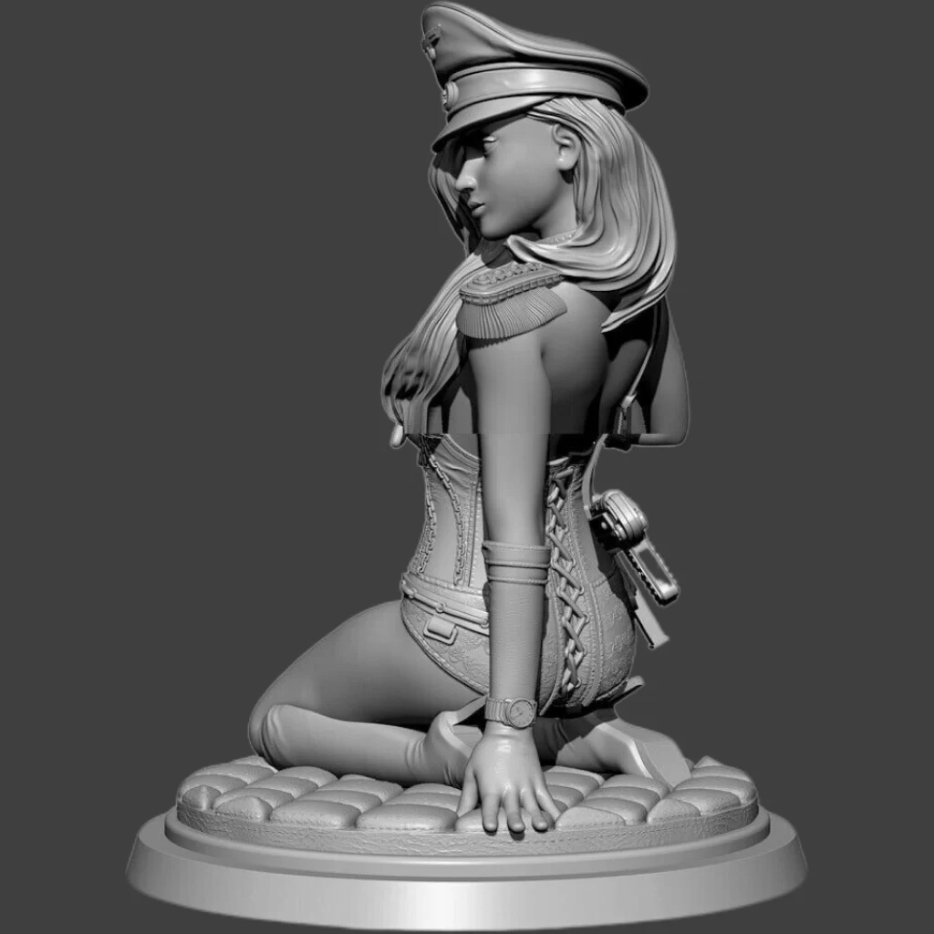 

1/18 Resin Model Figure Kits GK , Military Theme，Unassembled And Unpainted