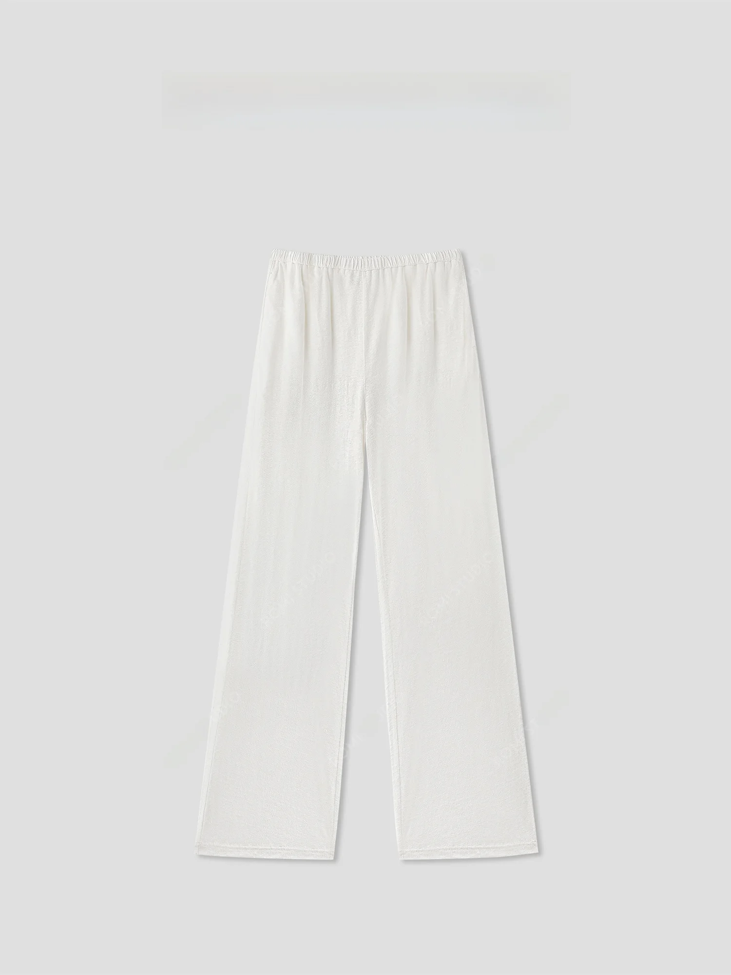 

Женские летние брюки Romance Studio: легкие, прямые, с эластичным поясом, из 100% льна, комфортные