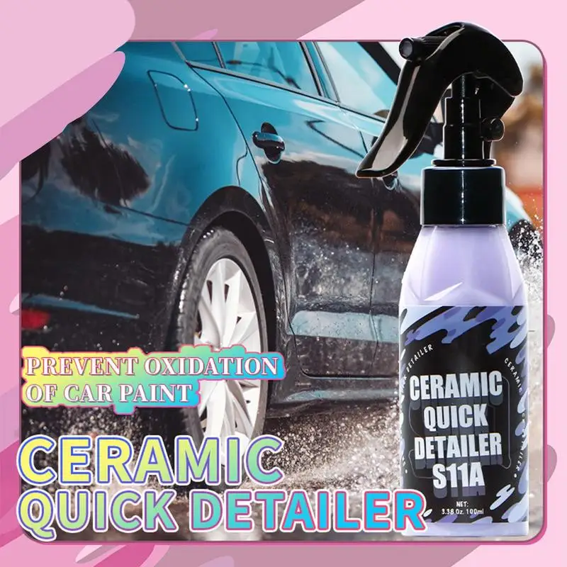 

Coating Agent Spray Car Ceramic Coating Spray Ceramic Spray Coating For Cars Protect Against Scratches Water Spots Car Detailing