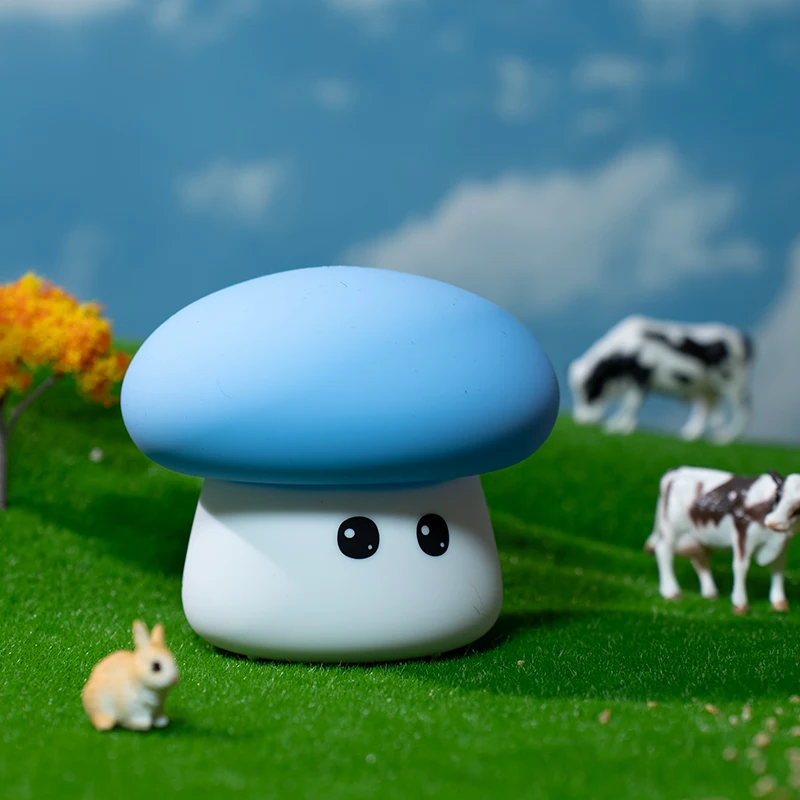 Pilz-Nachtlampe, Weiche Silikon-Schreibtischlampe, Kinderzimmer-Nachttischlampe, Eine Tolle Wahl für Geschenke, USB-Aufladung
