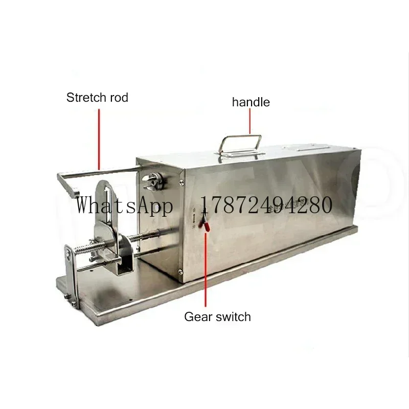 Electric Potato Tower Maker Korean Twister Potato Machine Tornado Potato Cutter Slicer Rotary Microtome