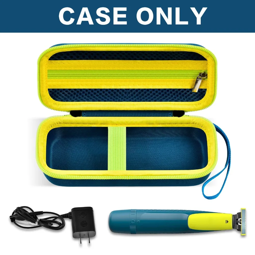 Компактная сумка для хранения бритвы, водонепроницаемый жесткий чехол для электрического триммера, противоударный для Philip Norelco OneBlade/QP2515 QP2520