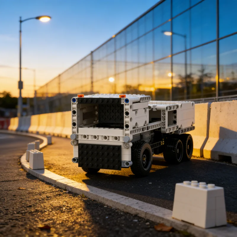 307 Pezzi MOC Camion Ribaltabile RC Tecnico, Blocchi da Costruzione, Giocattoli Architettonici, Regalo di Natale, Idea Creativa Educativa per Bambini