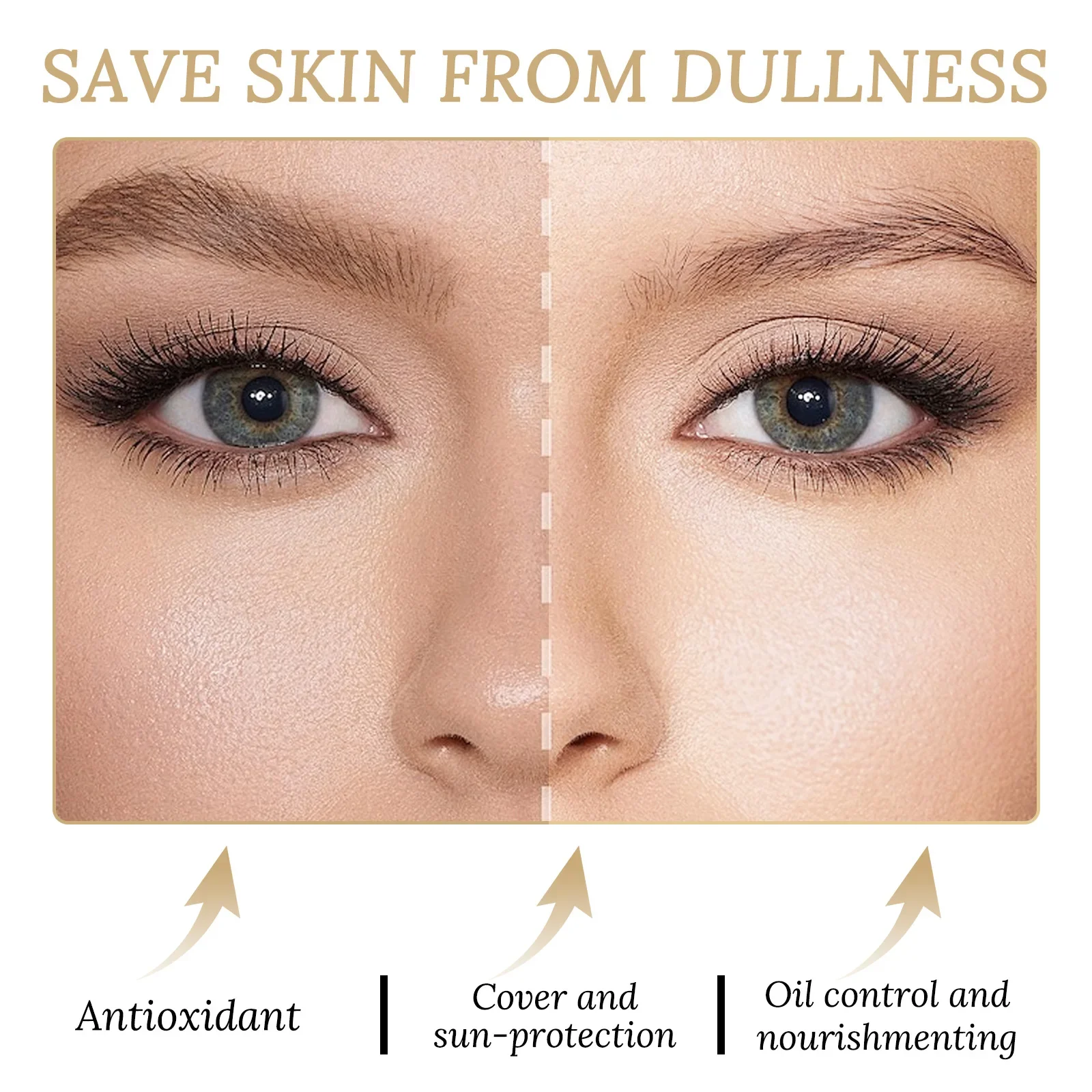 ナチュラルフェイスパウダー ミネラルファンデーション オイルコントロール フルカバレッジ コンシーラー ロングラスティング 2 in 1 メイクアップ コンシーラー 化粧品