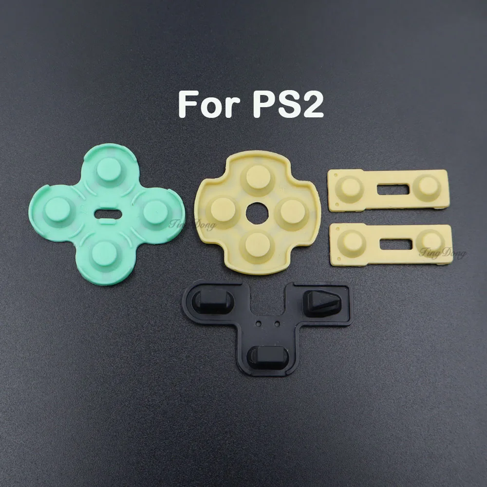 1 مجموعة ل PS5 V1 V2 V3 PS3 PS2 PS4 برو سليم ل PSP1000 تحكم استبدال موصل المطاط زر منصات السيليكون