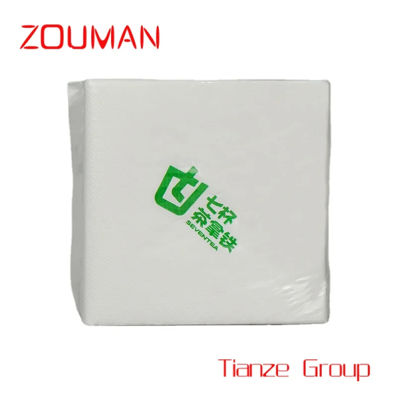 

Custom , Hotel Restaurant Custom Printed Logo Disposable Napkin Tissue Paper