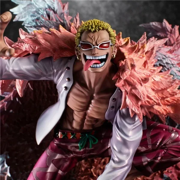 Megahouse-figura de acción POP MAX ONE PIECE, muñeco coleccionable de PVC, donquijote, Doflamingo, nuevo modelo Original de Anime