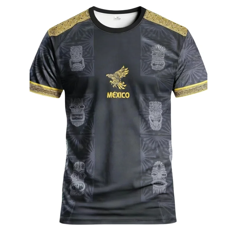 

3D Printed Tees Sleeved Loose Tees Top Outdoor Sports Quality Tops T-shirt Breathable Men's Clothing Beach surfing