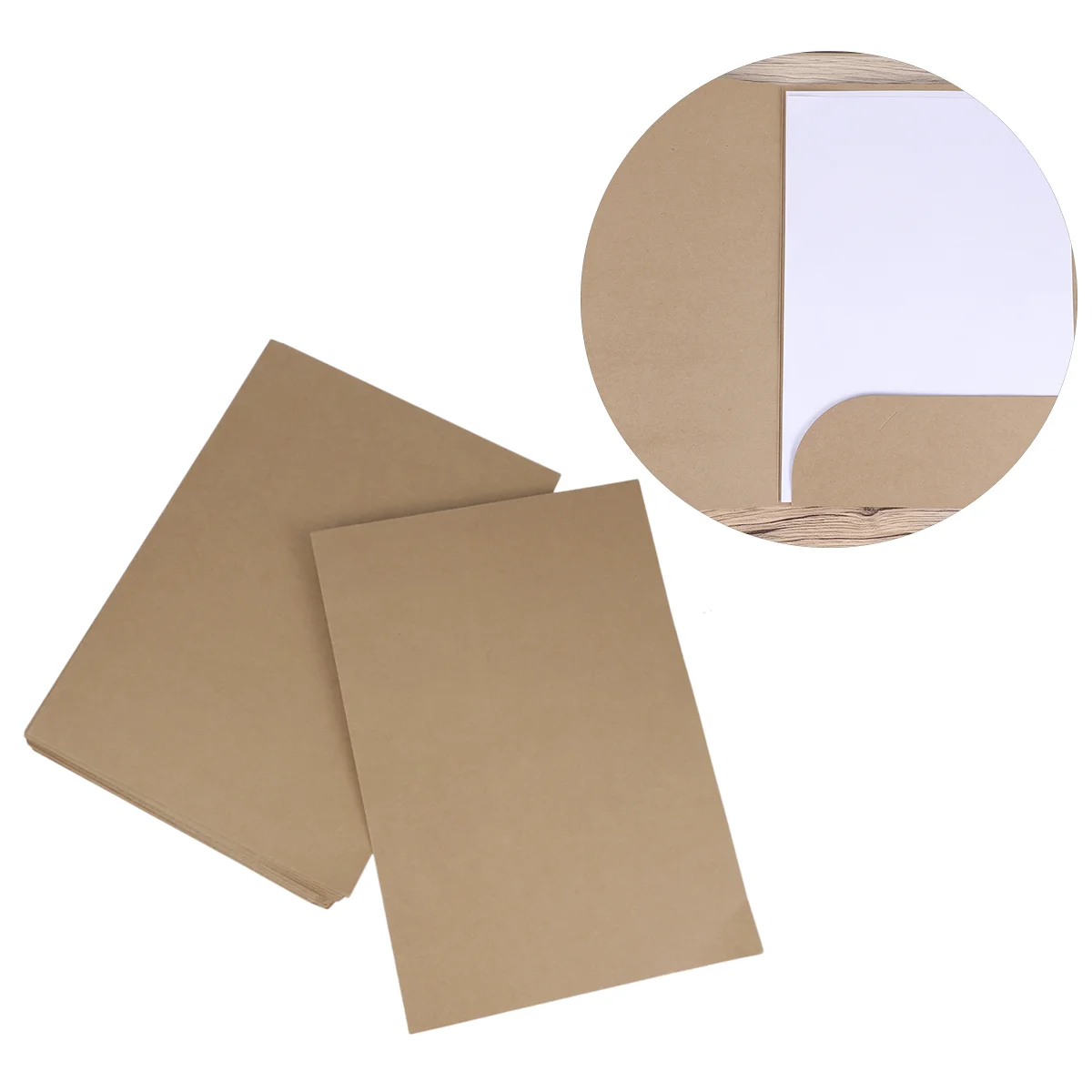 Imagem -06 - Pasta de Papel Kraft para Documento Slot Único a4 Arquivo Simples Organizador 10 Pcs