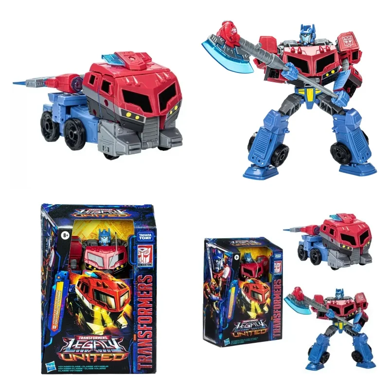 

Takara Tomy Hasbro Transformers Legacy Evolution RiD Robots in Disguise Deluxe Optimus Prime Action Figure Collection Hobby Toys