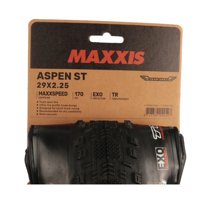 MAXXIS ASPEN ST Ultra-Low-Profile XC Reifen 29X2.25/2.4 32X2.4 MAXXSPEED EXO/TR 700X55C HYPR-X/EXO/TR für MTB Mountainbike – Detail 3