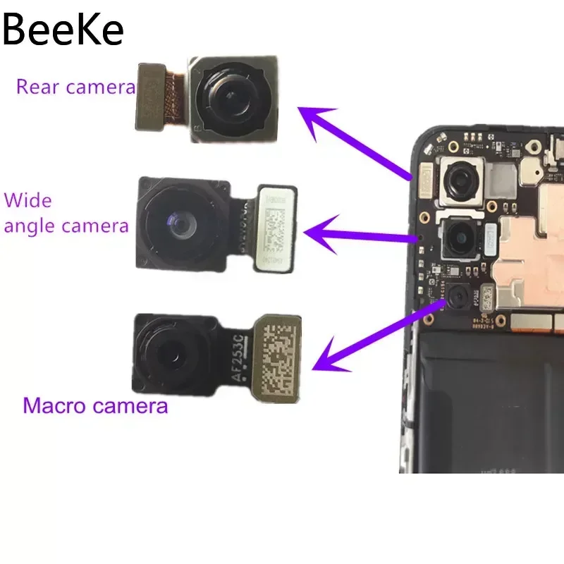 إصلاح الأصلي ل Realme 10 11 12 13 Pro 14 Pro + Plus الجبهة الخلفية الخلفية الرئيسية الكاميرا التي تواجه Selfie وحدة الكابلات المرنة استبدال #3