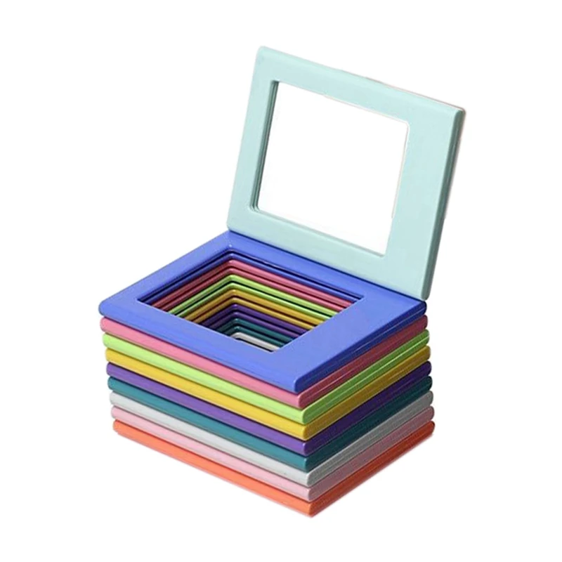 3-Inch Photo Frame, Refrigerator Magnetic Photo Frame, DIY Magnetic Sheet Combination Display Table-ABVK