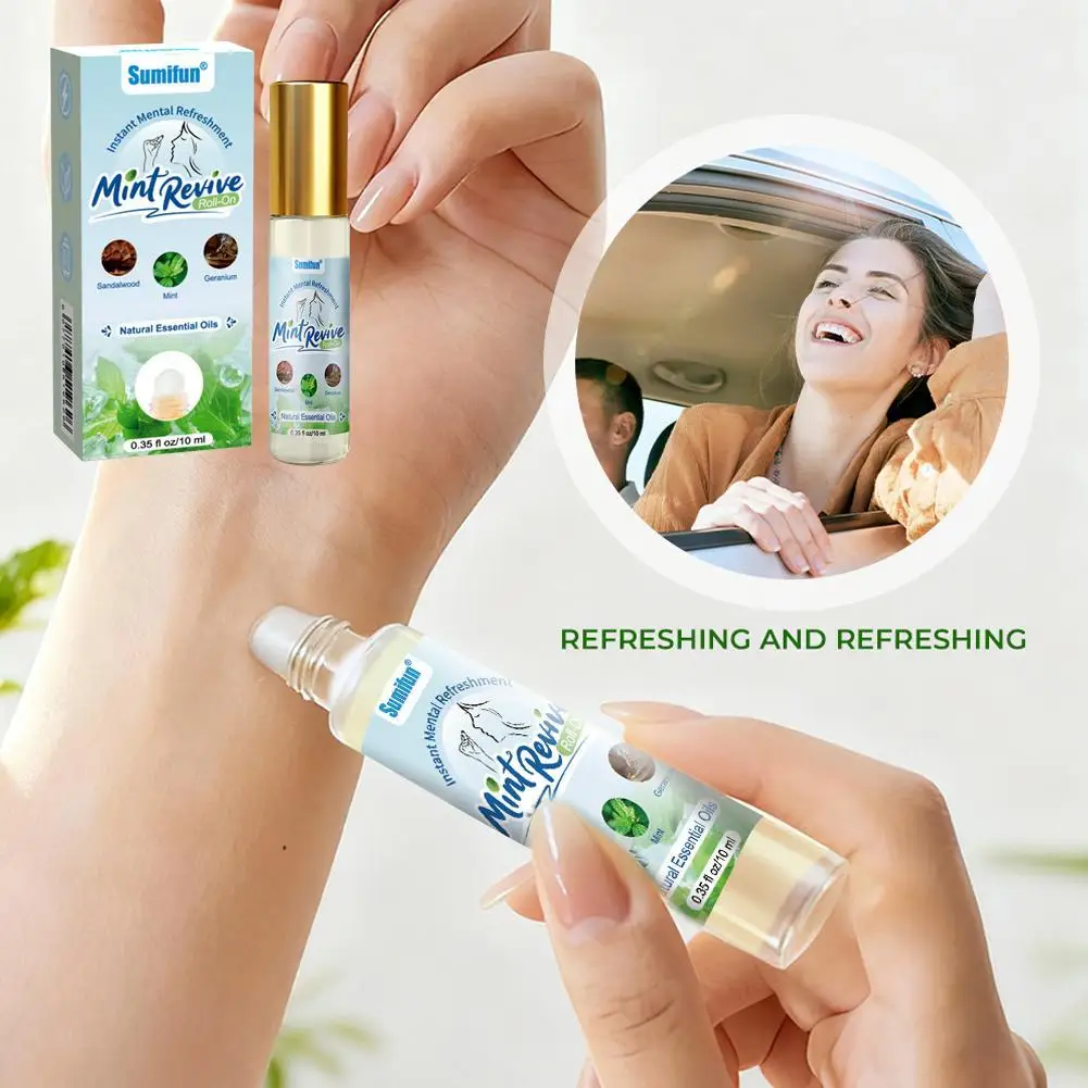 

10ml Peppermint Essential Oil Natural Minty Fresh Aromatherapy for Massage Diffuser Air Freshener Gifts