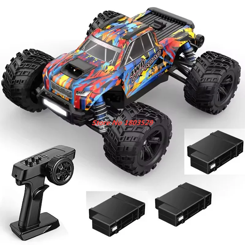 Hoge snelheid 1/20 volledige schaal RC auto vrachtwagen borstelloze RTR RC simulatie grote band klimmen terreinwagen model afstandsbediening auto