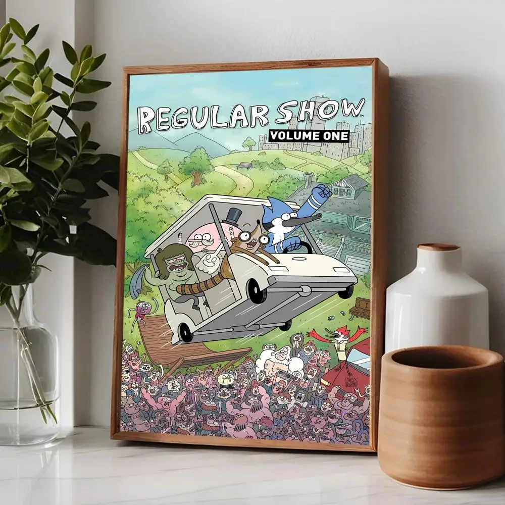 R-Regular Cartoon Show Good Quality Prints and Posters Vintage Room Bar Cafe Decor Home Decor