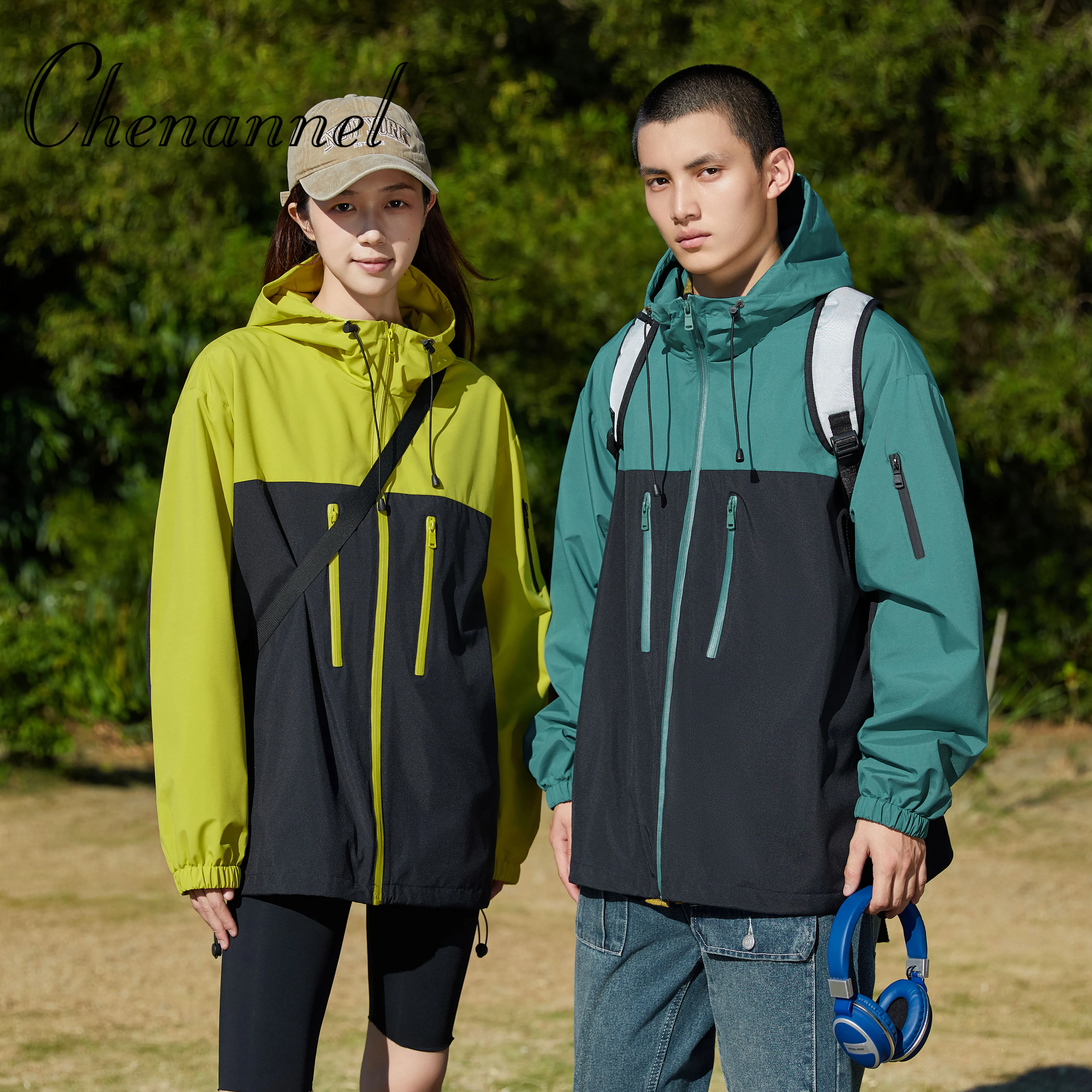 

Уличный плащ ветрозащитный модный спортивный кемпинг альпинизм рыбалка мужская и женская однотонная куртка высокого качества