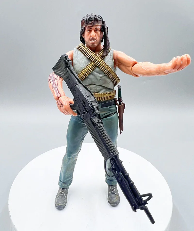 First Blood Ron Kim John J.R. Rambo Action Figure Special Forces Soldier Avengers Sylvester Movie Toys Articulated Action Figure