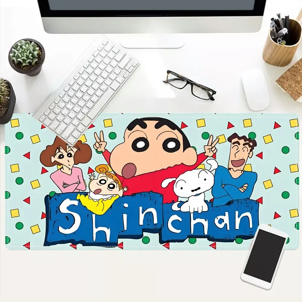 C-crayon S-Shin Chan CUTE Mousepad Laptop Gaming Accessories Mousepad Large Desk Mat Computer Gamer Keyboard Rug Carpet