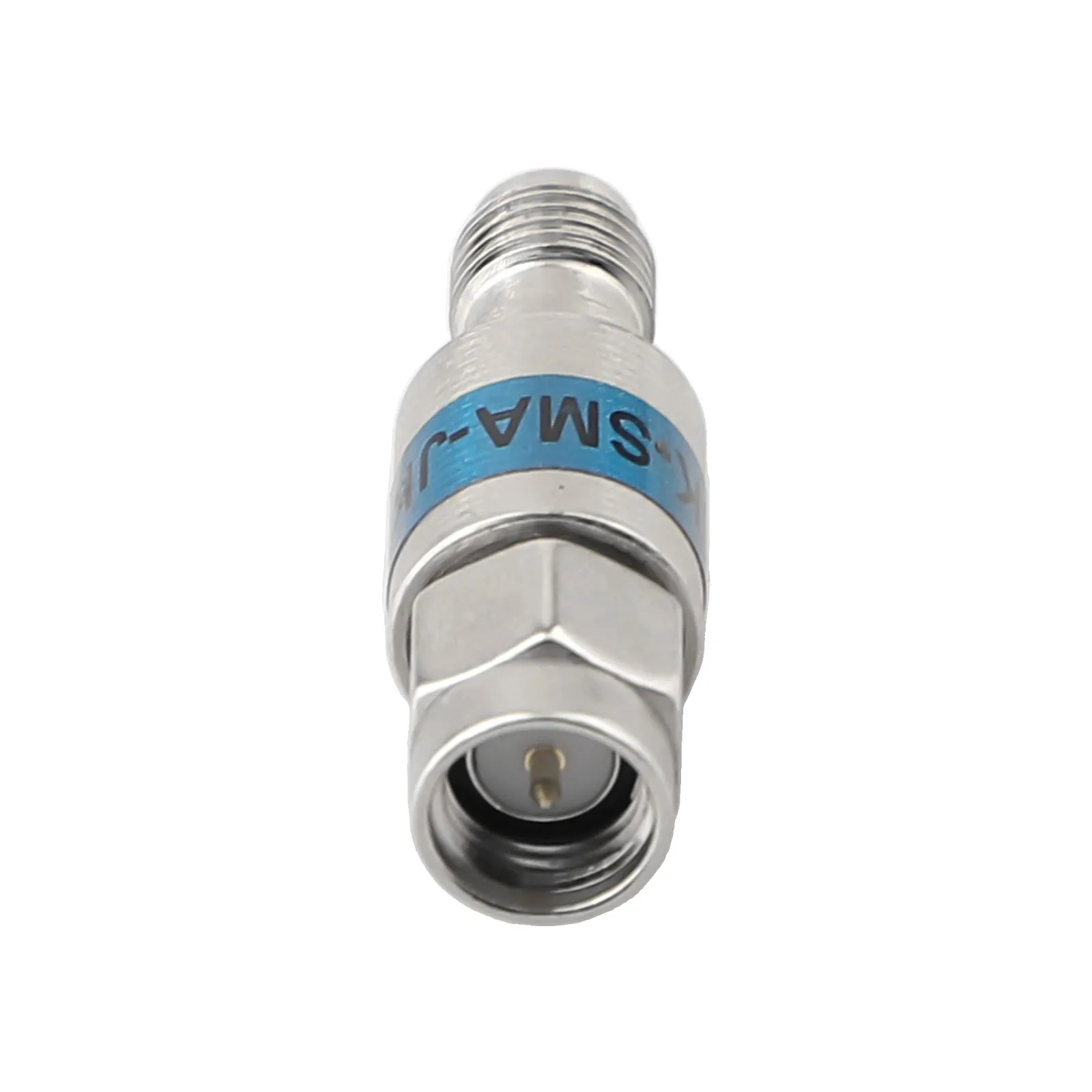 2W DC-Block SMA Male To Female DC-6.0GHz 50ohm RF Coaxial Block SWR 1.2 DC Blocker Connector Ternary Alloy