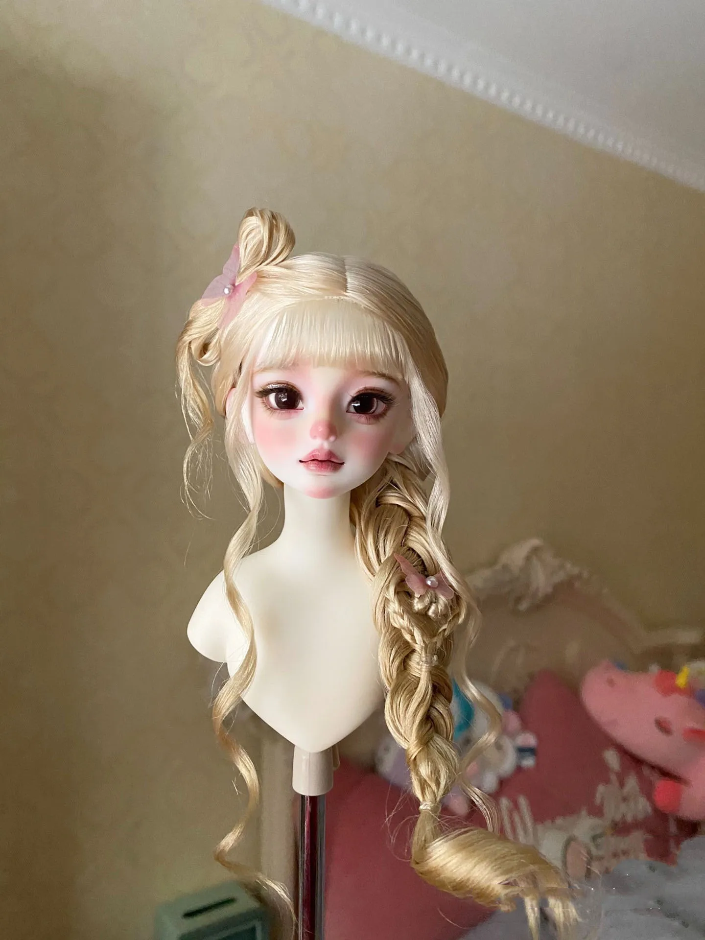 

Hair For Doll 1/3 1/4 1/6 BJD Wig，Beautifull Doll Hair Free Shipping