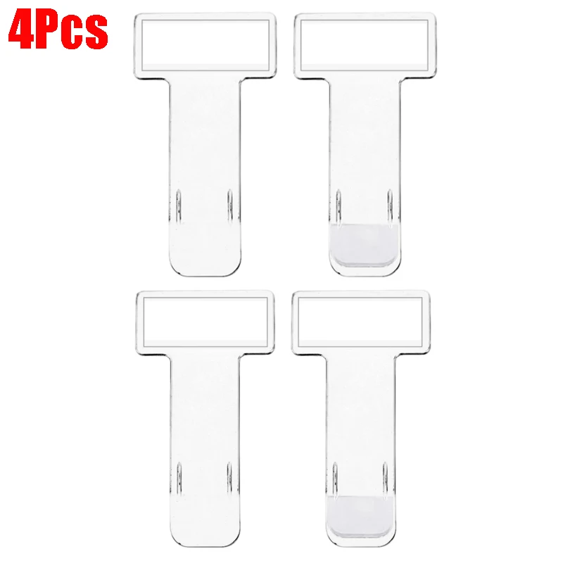 2/4 PCS Car Vehicle Windscreen Parking Ticket Clip Work Pass Holder Gadget Organizer Universal Transparent Holder Clip Sticker