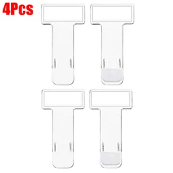 2/4 PCS Car Vehicle Windscreen Parking Ticket Clip Work Pass Holder Gadget Organizer Universal  Transparent Holder Clip Sticker