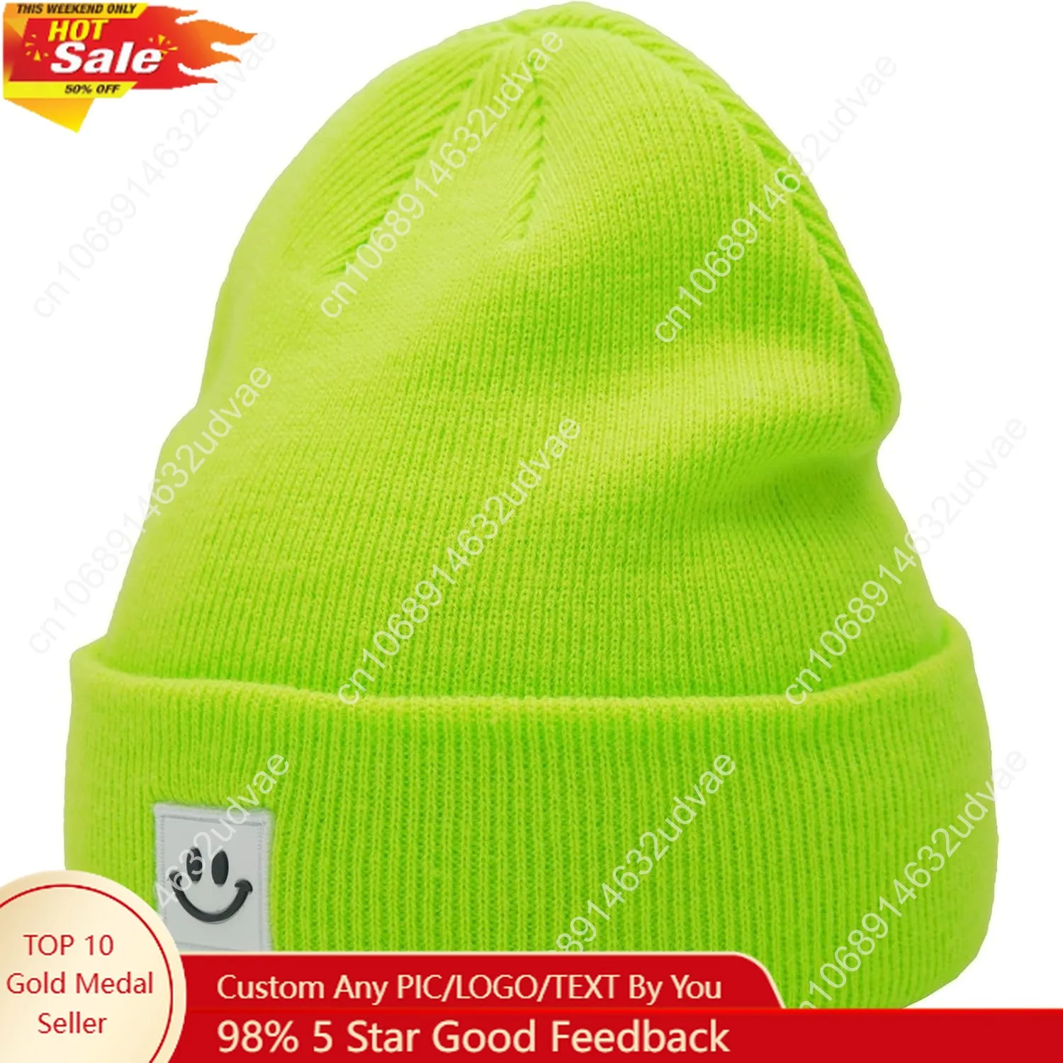 

55cube Knit Beanie for Men/Women - Warm and Fashionable Headwear for All Seasons