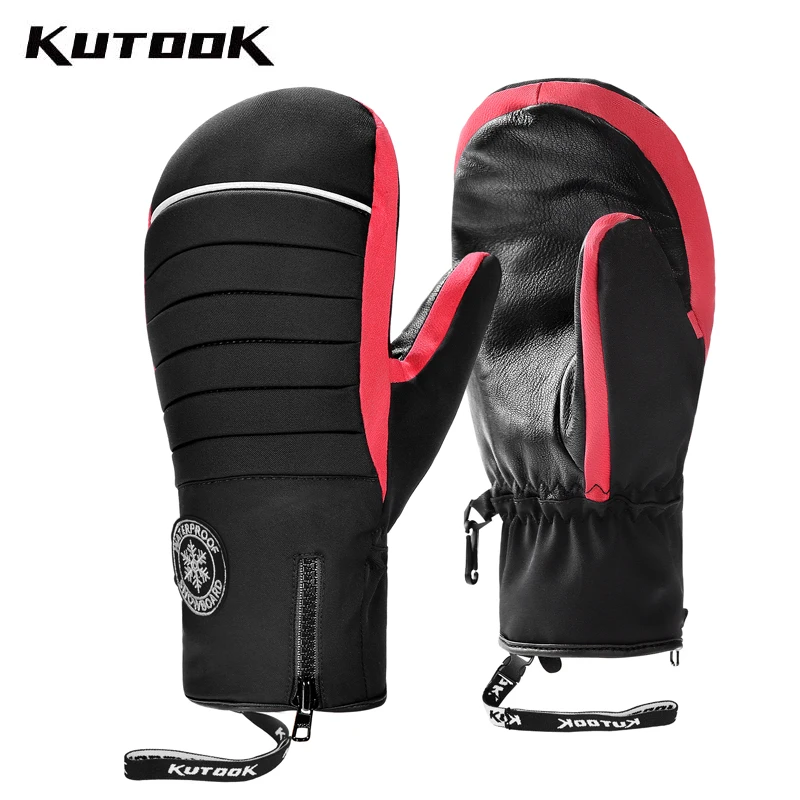 KUTOOK Winter Ski Gloves Ultralight Thermal Men’s Snow Gloves Snowboard Women Mittens Waterproof Gloves for Skiing Outdoor Sport