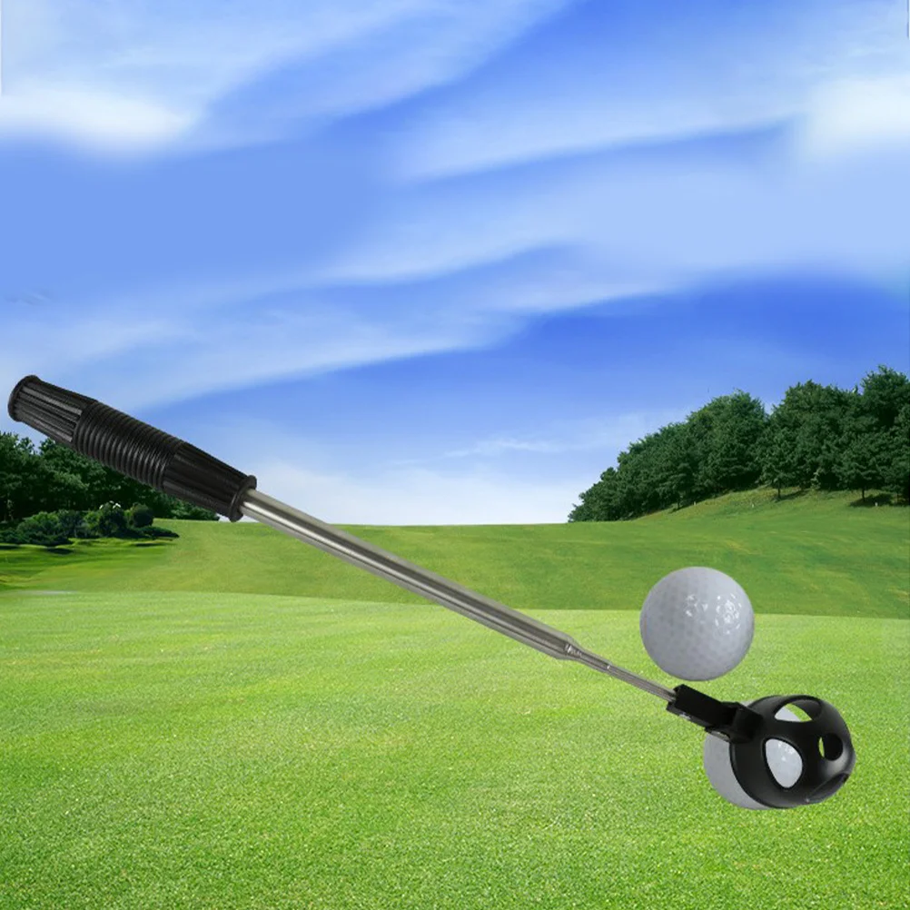 

Телескопический вал из нержавеющей стали для извлечения мячей, 2-метровая выдвижная противоскользящая ручка, легкий инструмент для обучения гольфу, захват для мяча