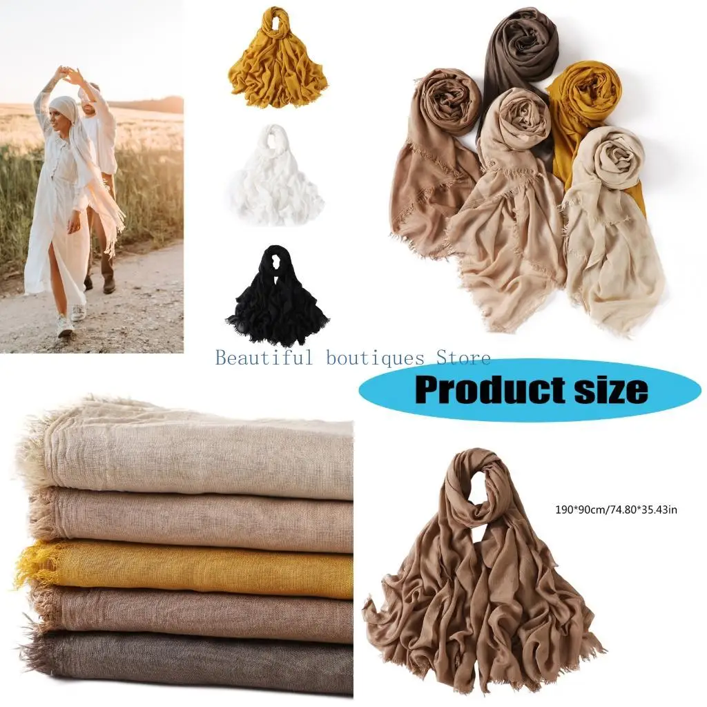 

U4LF Multiuse Neck Warmer Head Cover Long Scarf Outdoor Gear Women Girl Travel Essential Vacation Headwear Shoulder Wrap